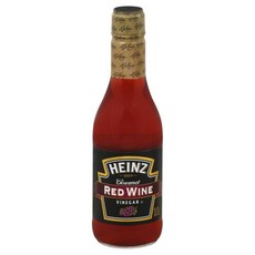 하인즈 소스 프리미엄 오리지널 맛 고메 레드 와인 식초 (131750) 12온스 (12팩), 12개, 355ml