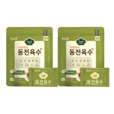 한닢쿡 동전육수 코인육수 (4gx20알) 국물요리 캠핑 집들이선물, 시원한맛, 2개, 80g