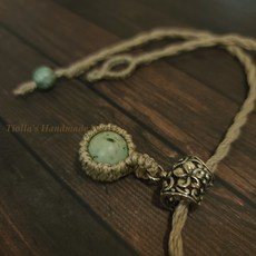 원석마크라메목걸이