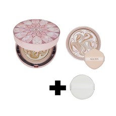 2025 에이지20s 더블루밍 다이아 에센스 커버 팩트 최신상 본품+리필+호환퍼프, 1개, 더블루밍21호(본품+리필)+호환퍼프