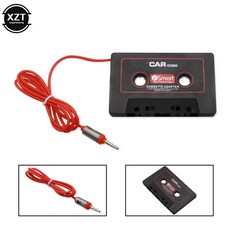 호환 차량용 카세트 테이프 어댑터 카세트 Mp3 플레이어 변환기 아이팟용 3.5mm 잭 플 MP3 AUX 케이블 전선가리개 CD 플레이어