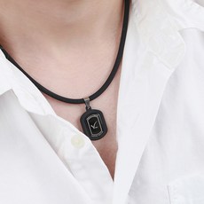 아펠라 자석목걸이 통증완화 건강목걸이 국산의료기기, 로즈x블랙 302BR, 여성용 L, 1개