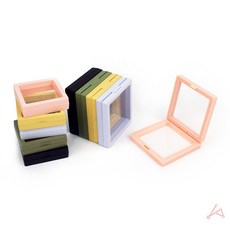 밀봉 액세서리 케이스, 옵션, 7x7 옐로우, 1개