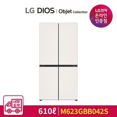 LG전자 [LG전자 공식인증점][내일도착]LG 디오스 오브제 컬렉션 냉장고 M623GBB042S