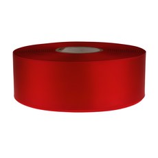 高密度主繡緞帶緞帶 10mm, 18紅色, 45m