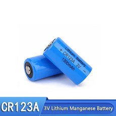 배터리호환 GPS 보안 시스템 장비용 CR123A 3V 1300mah 리튬 셀, 3개