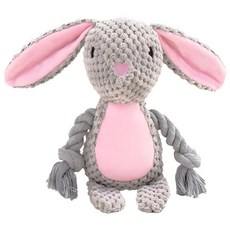 DING DONG PET 寵物動物拉扯玩具沙沙響玩具, 1個, 兔子