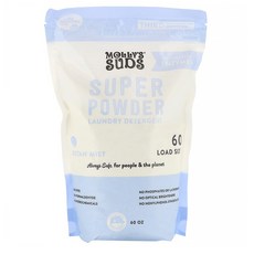 Molly's Suds 몰리스 서즈 슈퍼 파우더 세탁세제 오션 미스트 60회분 60oz