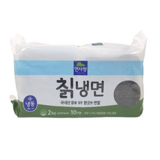 면사랑 칡냉면 2KG 냉동 10인분 시원한 건강식 칡냉면 사리, 3개