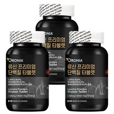 오로니아 류신단백질 타블렛 프리미엄 90정 1500mg, 3개