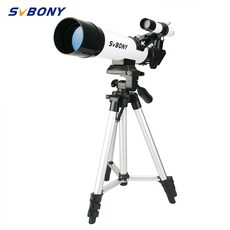 SVBONY SV25 60420 Monocular 천문 망원경 + 삼각대 + 시계 용 광학 파인더 스코프 여행 Moon Bird for Kid back to school|tel, 1개, Beige