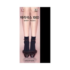 비너스 VST6881 항균 100D 테리삭스(블랙-FREE)
