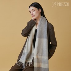 [PREZZO] 프레조 캐시미어 100% 체크 머플러 ELEGANTE 캐시미어 100 머플러 목도리