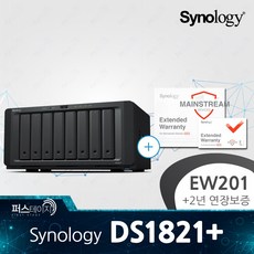 Synology DS1821+ 시놀로지 +2년 연장 보증 EW201 포함
