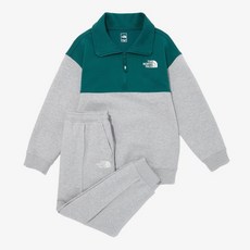 노스페이스키즈 NM5MQ01T 키즈 스쿨데이 하프 집 세트 KS SCHOOLDAY HALF ZIP SET