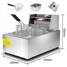 업소용튀김기 전기 튀김기계 소형 치킨 돈까스 튀기기 영업용 대용량, 20L 쌍 2구