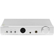 Topping A90 6.35mm 헤드폰 앰프 7600mW x 7600mW for D90 프리 앰프 XLR SE 출력 데스크탑 HiFi 풀 밸런스드 앰프 (실버), 단일옵션