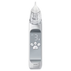 아기용 전기 비강 흡수기 조용한 비염 청소기 흡입기, 01 Gray, 1개