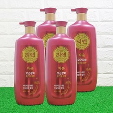리엔 자윤 모근강화 중건성 샴푸, 950ml, 4개