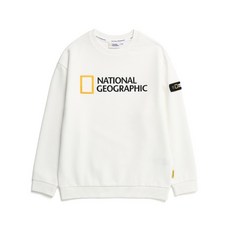 내셔널지오그래픽 키즈 K231USW920 빅로고 MTM WHITE