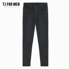 티아이포맨 (T.I FOR MEN) 슬림핏 그레이 데님팬츠(M186MPT607M)