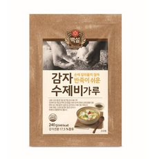 백설 감자수제비가루, 240g, 3개