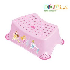 10개한정 판매 무료배송[OKT Kids] 독일 유아 의자 발 디딤대 프리마베이비 스텝스툴, 핑크, 1개