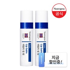 뉴트로지나 모이스춰라이져 SPF15 립밤, 무향, 4g, 2개