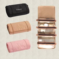  [All In One] 여행용 화장품 파우치 대용량 메이크업 정리함 가방  상품 이미지