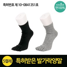 여자발가락중목양말