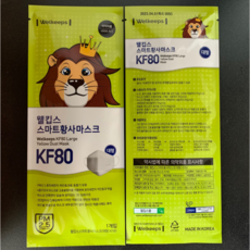 웰킵스 KF94 KF80 대형 소형 웰킵스몰 미세먼지 황사, 10, 1