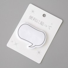 4종세트 말풍선 메모잇 인덱스 접착식 메모잇 점착 메모지 예쁜 떡메모 떡매 떡메, 30매입 (총120매), 말풍선 4팩 30매입 (총120매), 말풍선 4팩