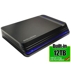 Avolusion HDDGear Pro X 12TB USB 3.0 외장 게이밍 하드 드라이브 (Xbox One X S 오리지널용으로 사전 포맷).