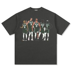 보스턴 셀틱스 테이텀 브라운 NBA 프린트 티셔츠 반팔 긴팔 빈티지 농구