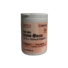 일양약품 락토-에이 프리미엄 생유산균 2g x 30포(60G) 1개월분 프로바이오틱스 비타민D, 30포