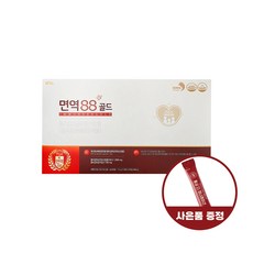 정품 면역88 골드 면역관리증진 PGA-K 폴리감마글루탐산 영양제 1박스(홍삼스틱 사은품 증정), 1개, 56포