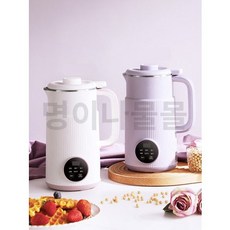  두유기계 죽끓이는기계 두유기 미니 가정용 죽 두부, 펄화이트[세라믹글레이즈라이너]8날헤드800ML 