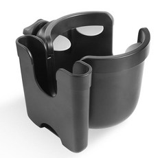 IN 랙 홀더 체어 트롤리 유모차 2 컵 1 물병 케이스 스탠드 푸시 범용 운반 자전거 트윈, 2 in 1 cup holder, 1개