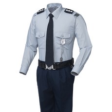 [멀티몰] 티뷰크 마크 경비복 PSL-1 유니폼 작업복 근무복 단체복 경비복 상의 긴팔 셔츠