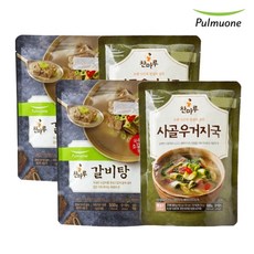 찬마루 진한 갈비탕/사골우거지국 (각500gx2/총4개), 단품