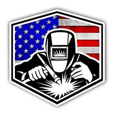 3pcs Cool Stickers American Welder Welding Welder Decal Hard Hat Sticker USA Decals Best Seller, 본상품