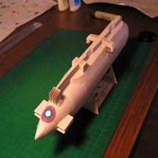 비행선 3D 단단한 종이 모델 성인 어린이 DIY 손으로 만든 지그 소 퍼즐
