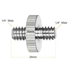 카메라 양구 1/4 나사 개인방송 조명 어댑터 스크류