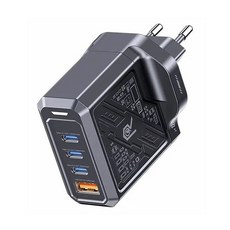 리맥스 RP-U107 /120W GaN 질화갈륨 칩 휴대폰 노트북 충전기 어댑터 /USB 포트 1개 + Type-C 포트 3개