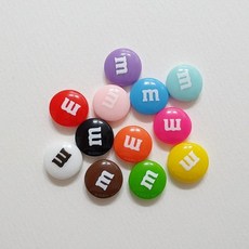 반달이네집 기본 엠앤엠 지비츠 & 데코덴 파츠 12컬러 크록스 악세사리 m&m