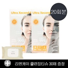 울트라세컨스킨 퍼펙트 누드 투명썬패치 20회분+ 클렌징티슈 30매, 1개