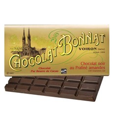 프랑스 보나 Bonnat dark chocolate bar 아몬드 프랄린 다크 초콜릿바 100g