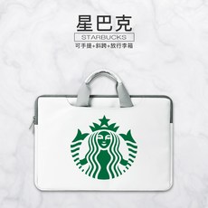 스타벅스노트북케이스 휴대용 14 인치 컴퓨터 가방, BS-030 + 13 인치