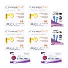 녹십자 원 ONE / GC녹십자MS 원 ONE 혈당시험지 혈당측정검사지 200매+채혈침200개+알콜솜200매 SW