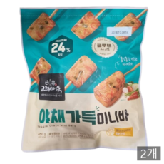 트레이더스 고래사 야채 가득 미니바 아이스박스포장 /냉동식품, 450g, 2개